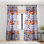 83 Oranges Alia 1pc Sheer Window Curtain Panel