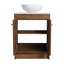Ensemble de meuble-lavabo double 58,88 po avec plateau en céramique Amulree