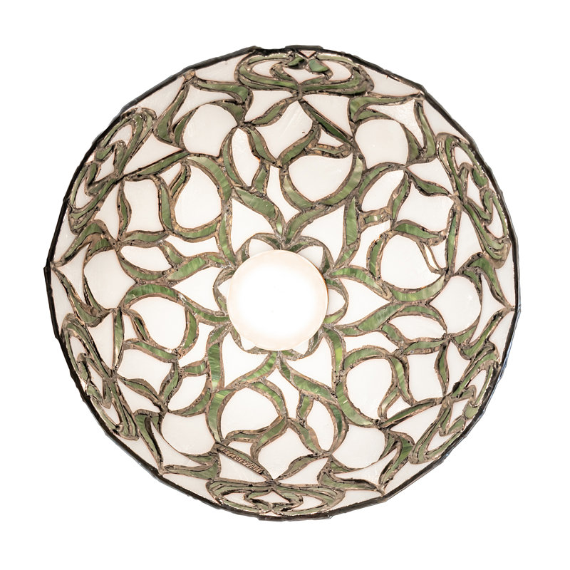 10" Wide Grand Tulip Medallion Pendant