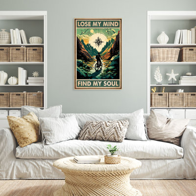 «Lose My Mind, Find My Soul», reproduction d'art rectangulaire sur toile 1 pièce