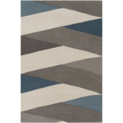 Amyerra Wool Geometric Indoor Rug