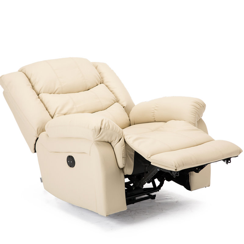 Lancashire 97cm Wide Standard Recliner, Cream