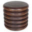 Table de bout cylindrique en bois massif