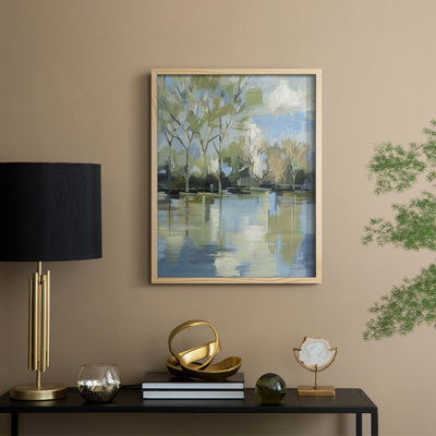 «Enchanted Forest II», reproduction encadrée - bois massif
