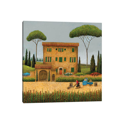 Italian Hotel 1 Piece Wrapped Canvas Painting
