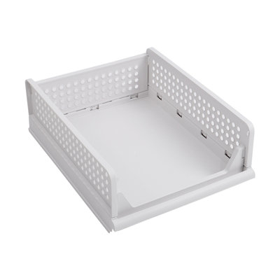 43cm Foldable and Stackable Drawer Storage Basket