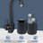 12 Oz Ceramic Foaming Soap Dispenser Foam Grey