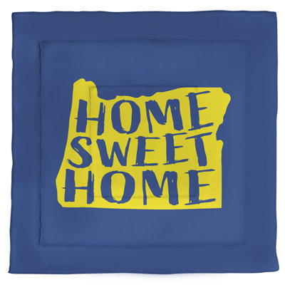 Oregon Home Sweet Single Reversible Comforter