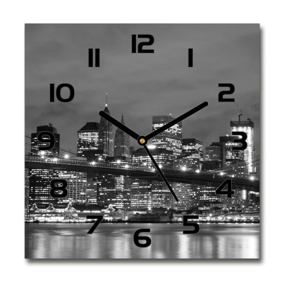 Harielson Glass Wall Clock