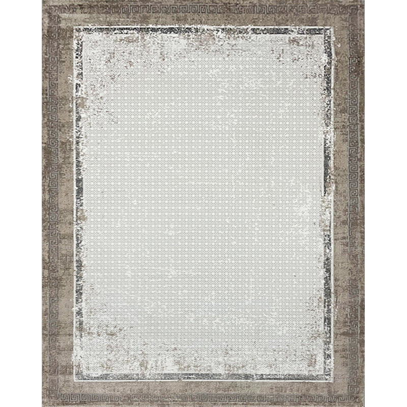 Tapis turc beige moderne 8,2 x 16,4 pi, Rectangle 10 pi x 19 pi 9 po