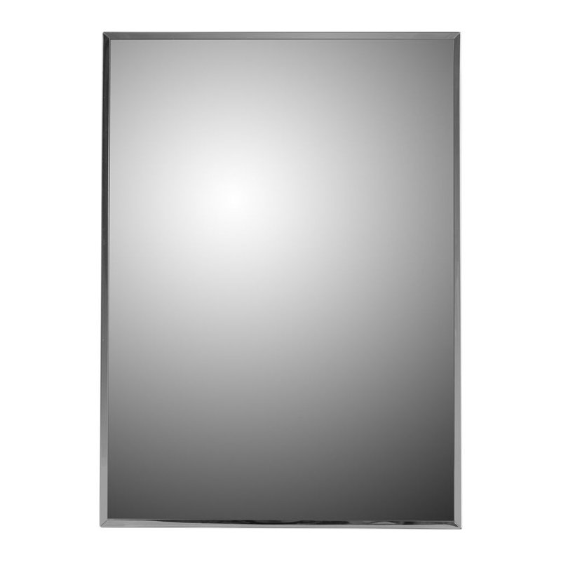 Scottville Residential Medicine Cabinet, 22" H x 16" W x 4.25" D, Surface Mounted, Stainless Steel Framed