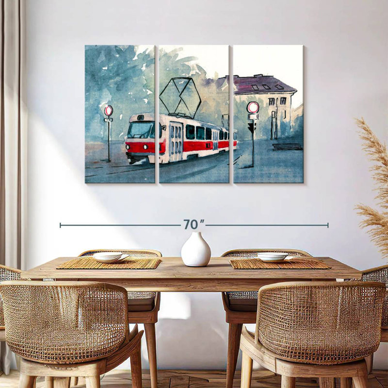Czech Streetcar, 36" H x 57" W