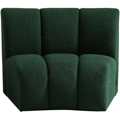 Izen 43" W Boucle Fabric Modular Chair