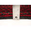 Tapis décoratif en laine rouge foncé de conception unique noué à la main New Age de 3 pi 3 po x 6 pi 1 po bik