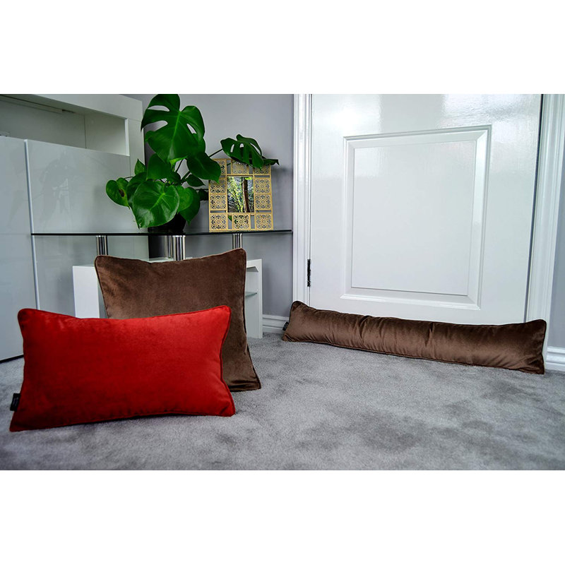 Jamel Rectangular Floor Cushion Cover, 40 x 60cm, Rust Orange Red