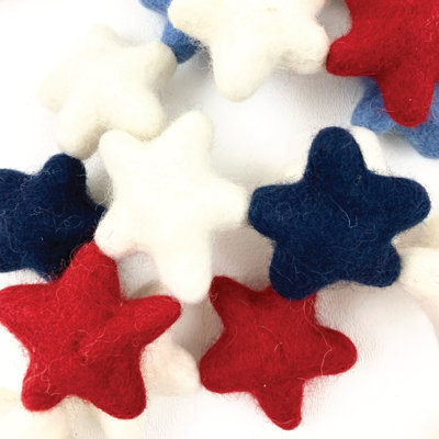 Guirlande Felt Stars