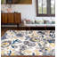 Tapis gris / jaune / ivoire Haslett-582497163