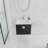 Olev 23.8'' Single Bathroom Vanity with Ceramic Top