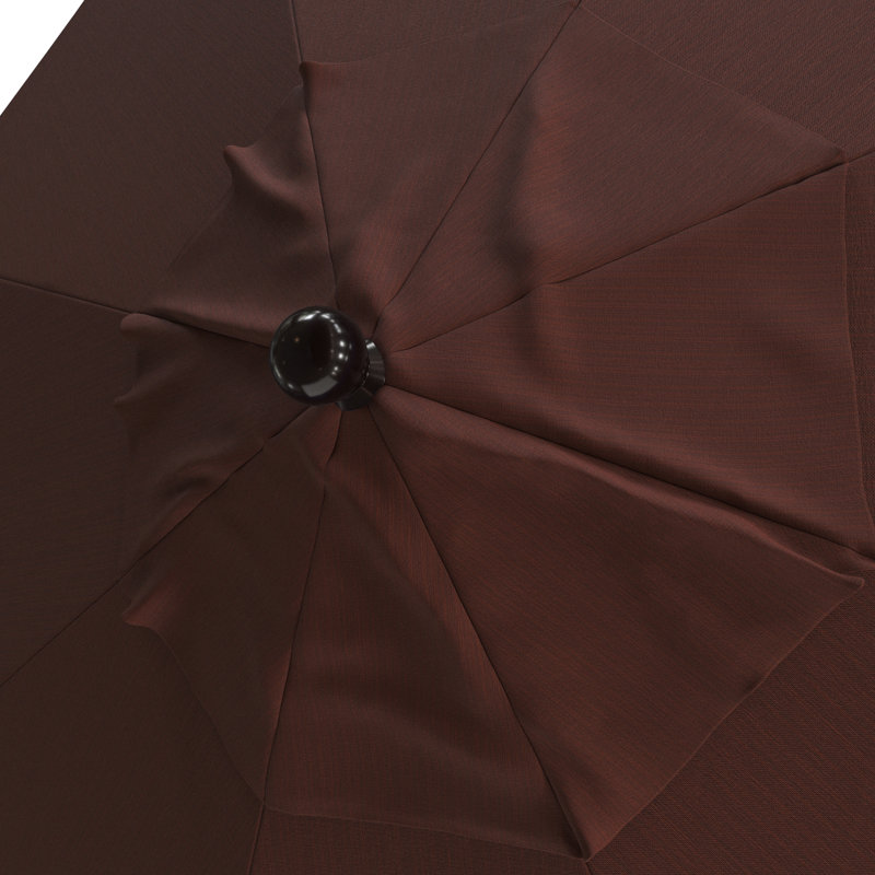 Parasol de marché 90 po Aneesaa, Performance terrasse adobe, Pierre noire