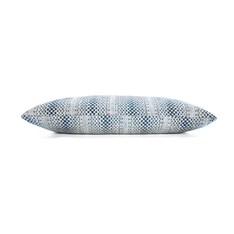 Stacatto Lumbar Indoor/Outdoor Pillow Cover & Insert, Navy