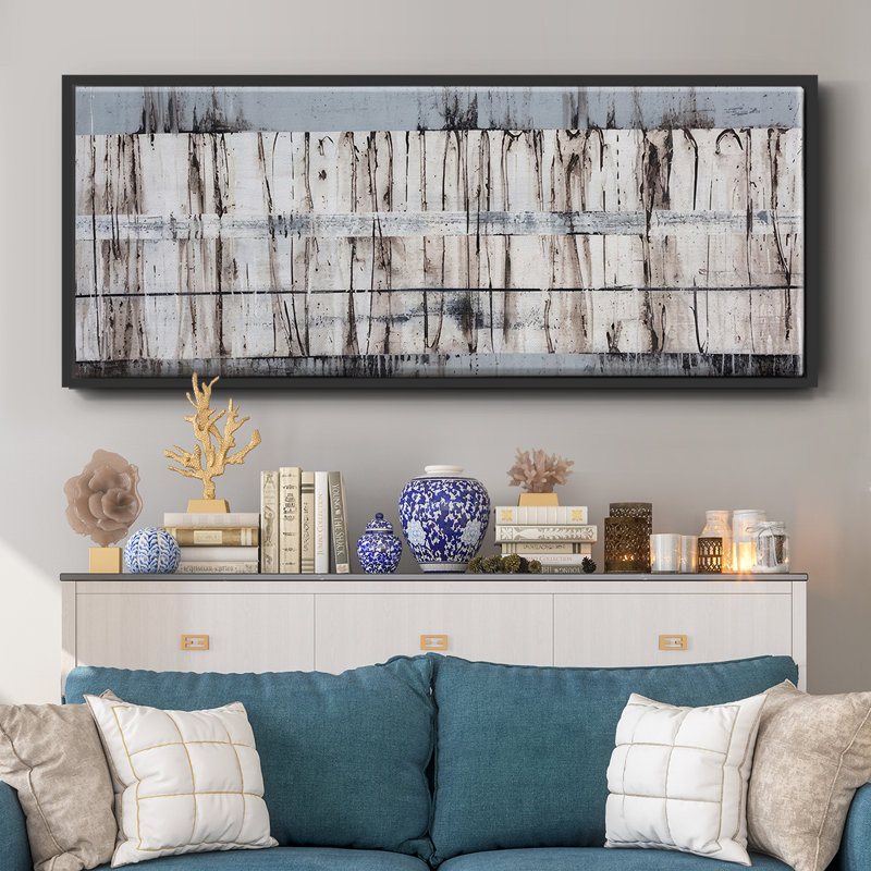 Granite - Framed Canvas, 20" H x 50" W