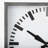Industrial Quartz movement / Crystal Clock in Black and Gray