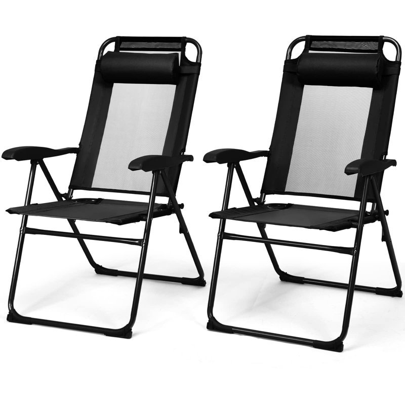Bachit Folding Camping Chair, Black