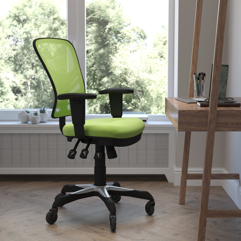 Chaise ergonomique , Noir, Vert