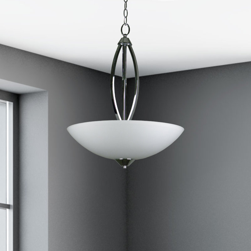 Anna 3 - Light Unique/Statement Pendant, Chrome