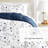  Down Alternative Forget Me Not Reversible Comforter Set-2094243709