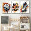 3 Piece Wrapped Canvas Print