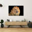 Roaring Lion Portrait Contemporary Cat Lion Nature Wildlife Wall Art Print-613666090