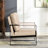 Ramaz Faux Leather Armchair-1034074989