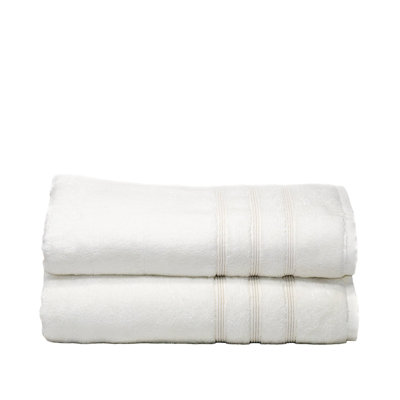 Ensemble de serviettes de bain 2 pièces en coton / rayonne de bambou