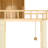 Bianca 61'' Wood Cat Tree with Multi-Level Platforms and 2 Tunnel, Scratching Posts Include