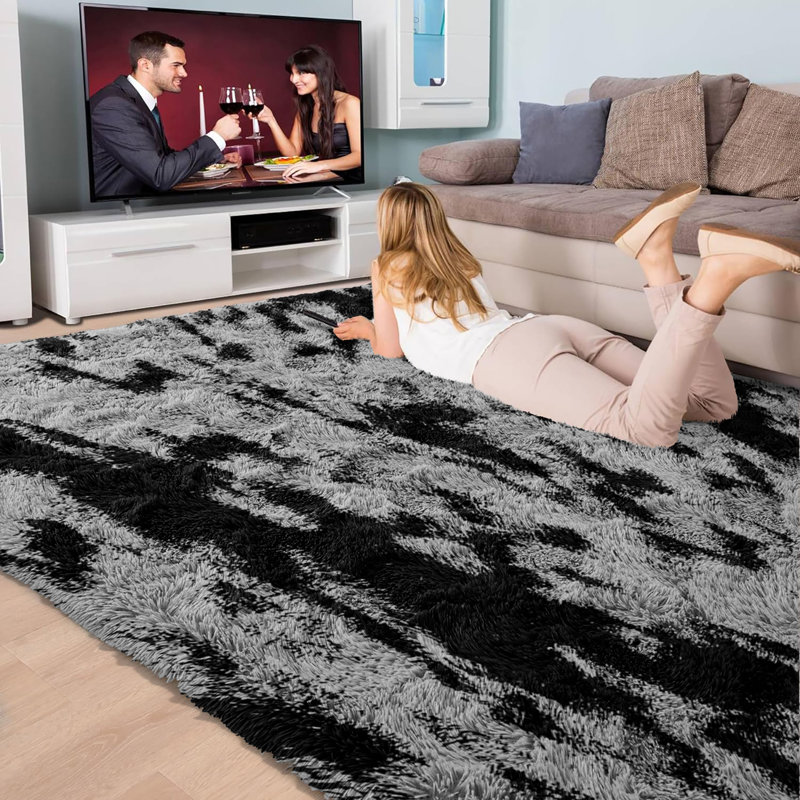 Kosobud Performance Washable Indoor Rug, Rectangle 8' x 10'