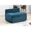 Fauteuil convertible bleu avec rangement coulissant et siège en mousse-595490362