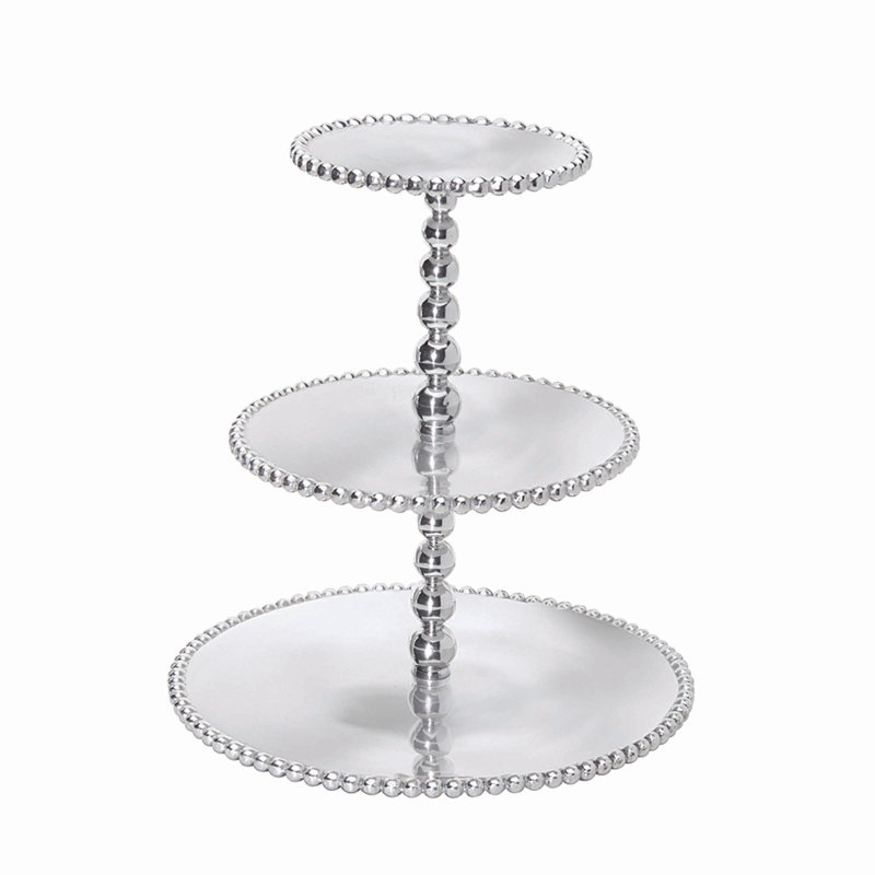 Mariposa String of Pearls Tiered Stand
