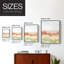 Blush Sunrise I, reproduction encadrée - bois massif-114915102-114915091