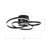 Jericia Simple 22 Inches Geometric Led Integrated Circular Semi Flush Mount-417699814