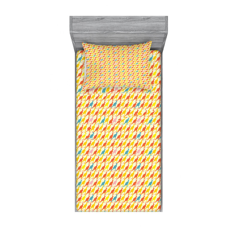 Microfiber Sheet Set, Twin XL Sheet Set with Fitted Sheet
