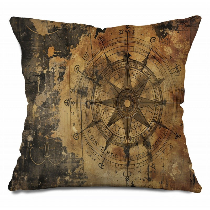 Coussin Nautical, H 18 po x l 18 po