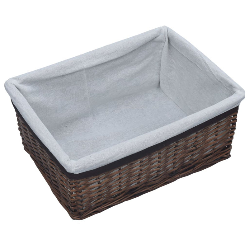 Rebrilliant Wicker Decorative Basket, Brown