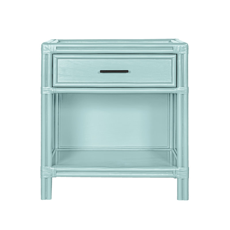 Table de chevet 28 po Clara, Turquoise