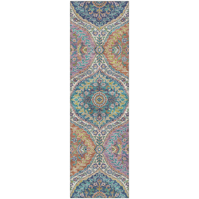 Premium Machine Washable  Panels Rug, Runner 2'3" x 7'6"