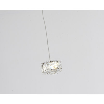 Luminaire suspendu en cristal 1 lumière Tregre