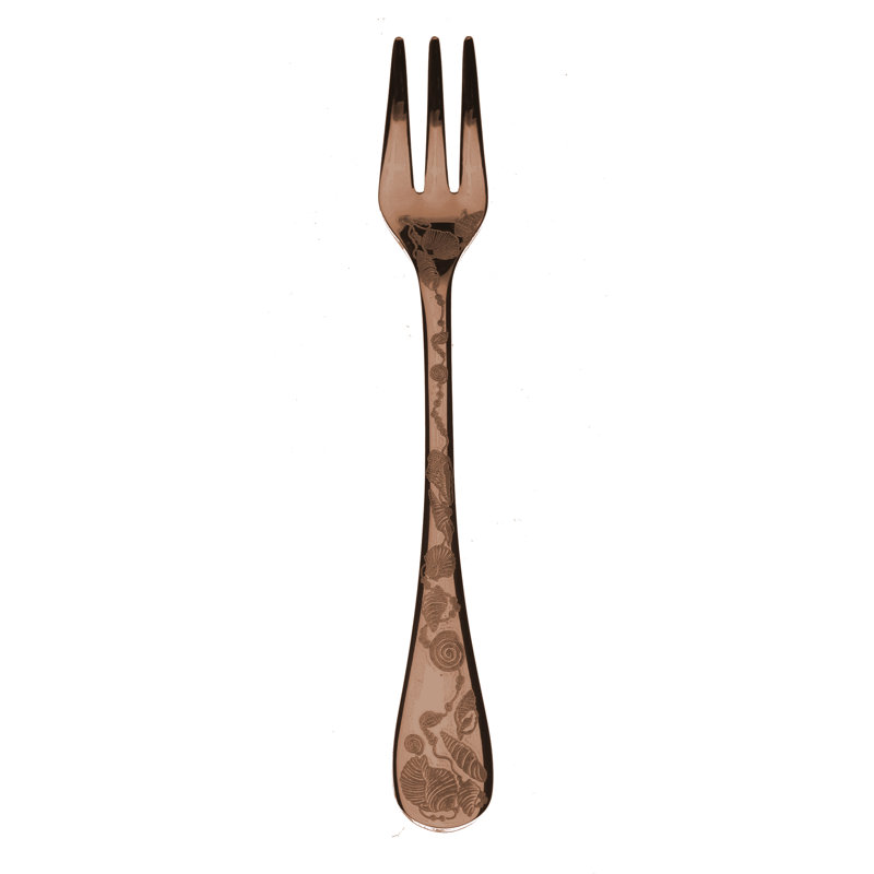 Venere Stainless Steel Salad / Dessert Fork, Bronzo