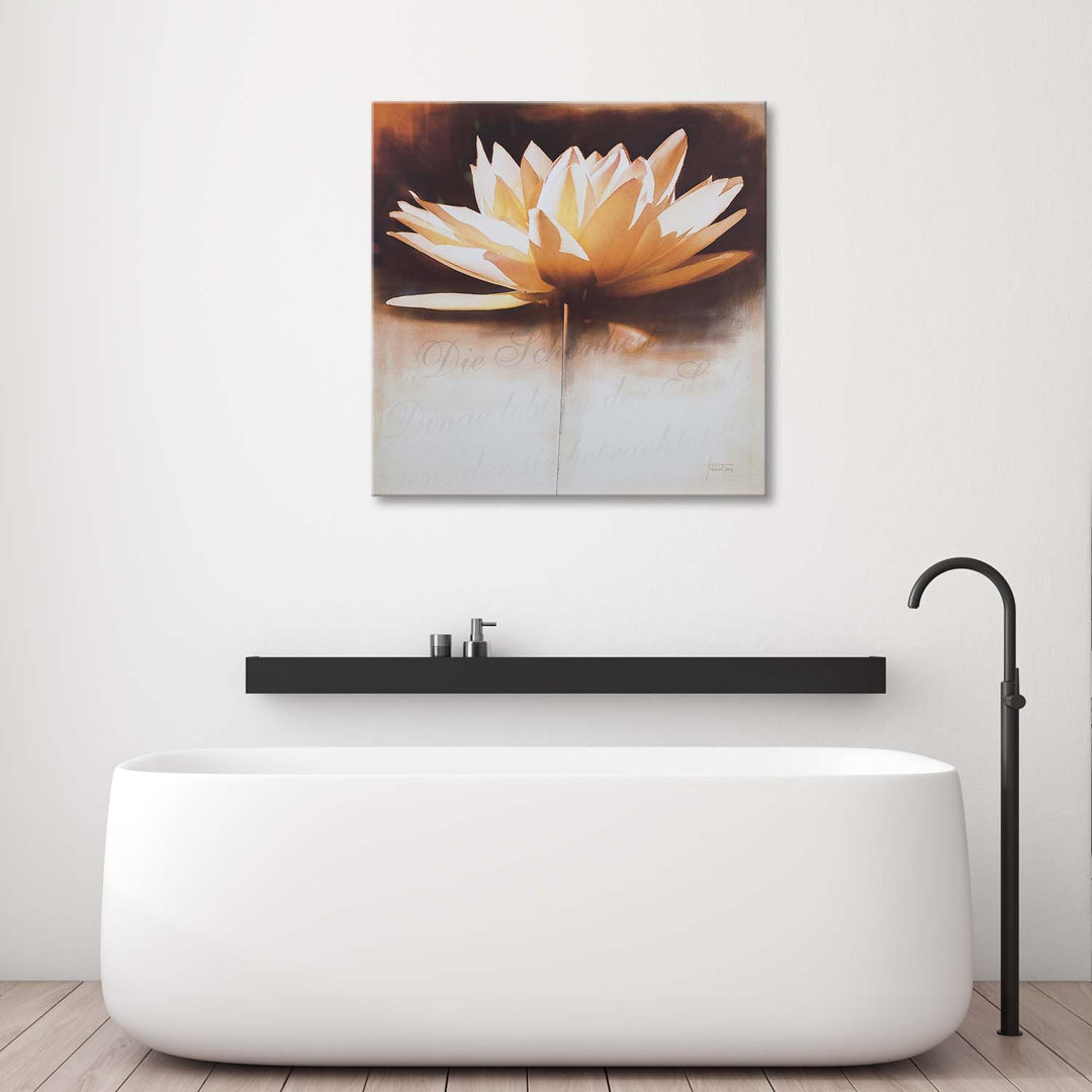 Leinwandbild Water Lily Flower Nature