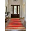 Tapis oriental rouge en polyester imprimé à la machine Susan-985390616