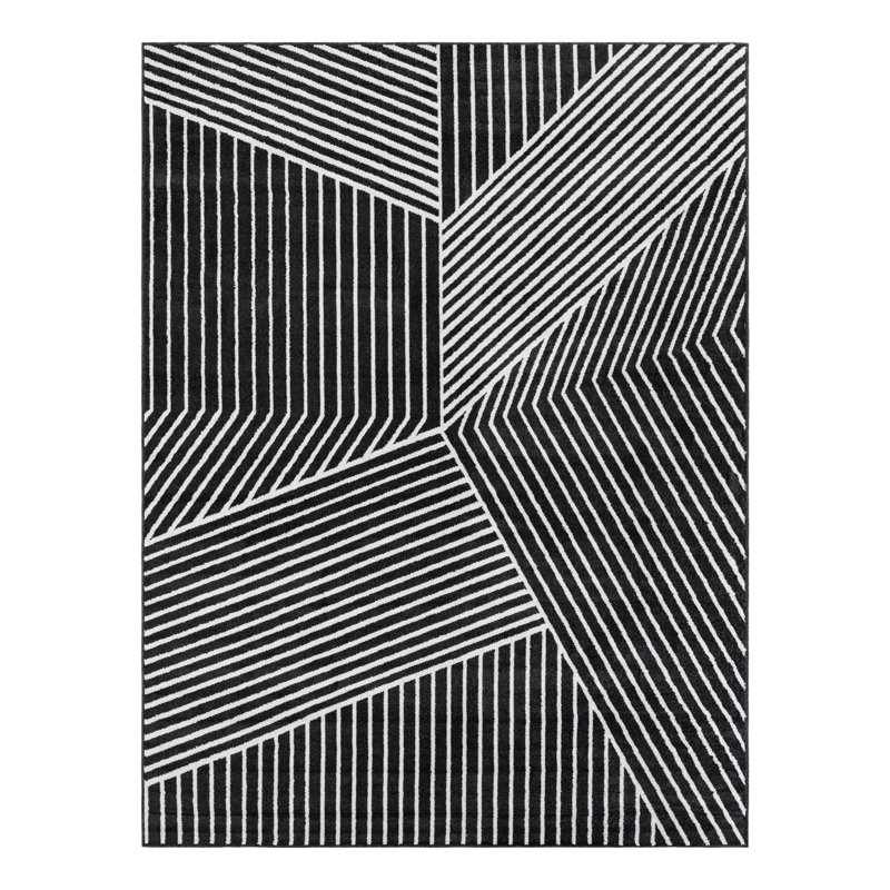 Tapis Latitude Run® Orkla Nikolis noir, Rectangle 9 pi x 12 pi